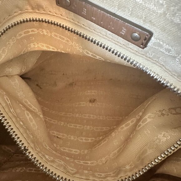 Celine Boston Bag Canvas and Patent Leather Fringe Shoulder Bag - EUC - Picture 8 of 9